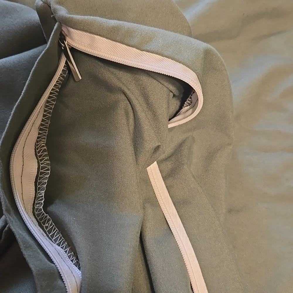 Kinmeroom Olive Green Queen Duvet Cover With 2 Shams